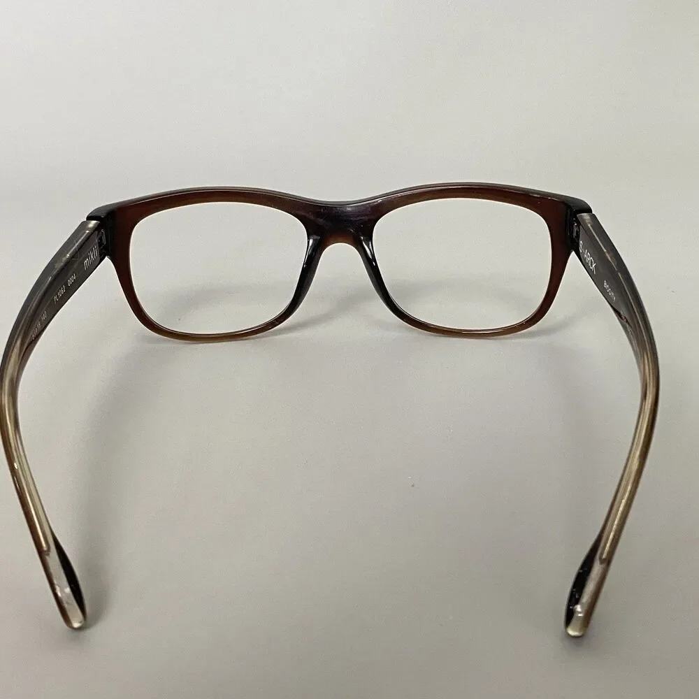 STARCK Eyes Mikli PL1062 0004 Biocity Brown Eyeglass Frames 53-18 143 Japan